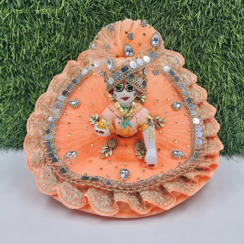 Beautiful peach dress for laddu gopal ji Tunics Designer luxury