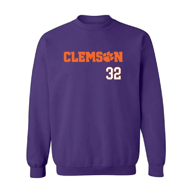 Clemson - NCAA Women's Basketball : Raven Thompson - Classic Shersey Crewneck Sweatshirt Hoodie with High-Low Hem Asymmetrical Trendy Clemson - NCAA Women's Basketball : Raven Thompson - Classic Shersey Crewneck Sweatshirt Hoodie with High-Low Hem Asymmetrical Trendy