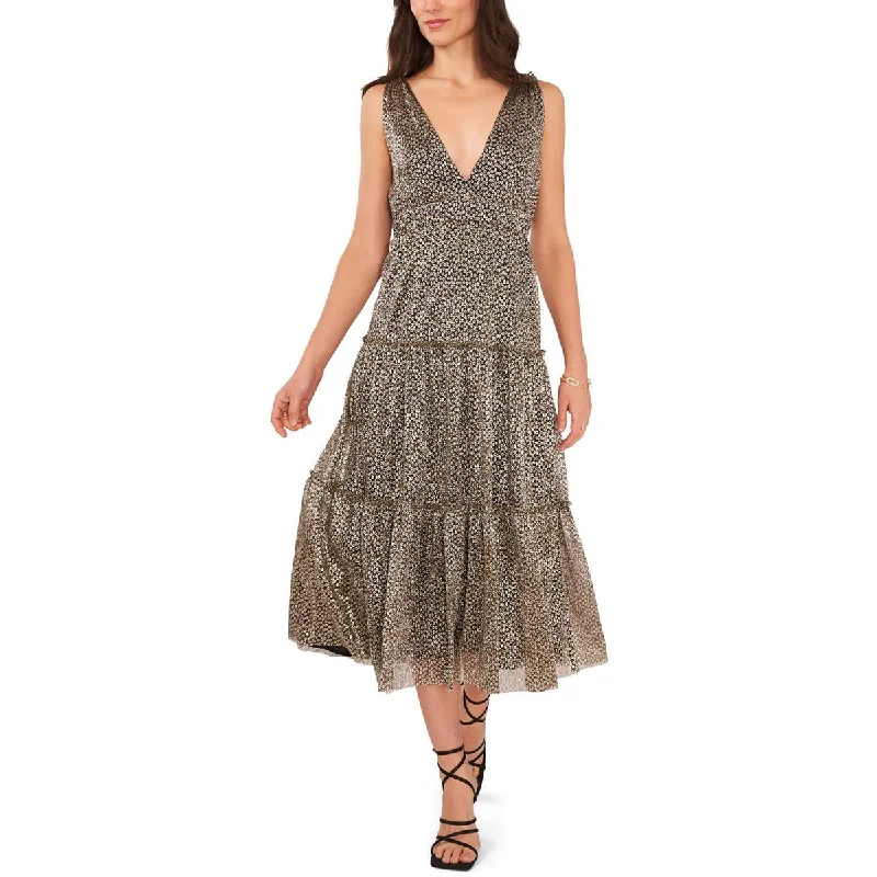 1.State Womens Printed Metallic Cocktail And Party Dress Tunics Vintage classic