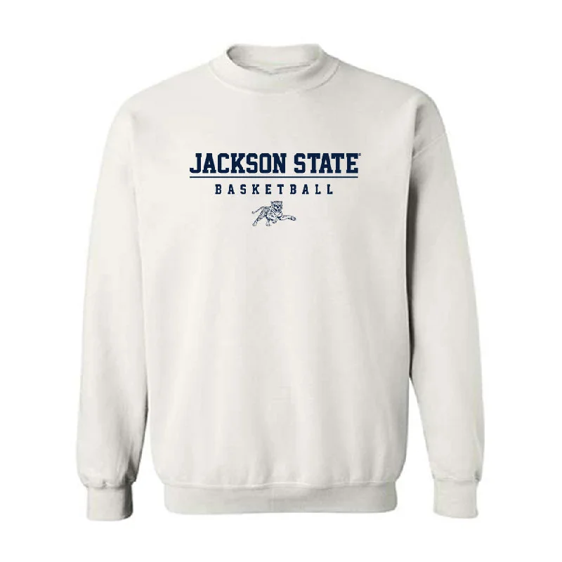 Jackson State - NCAA Women's Basketball : Zaria Glover - Classic Shersey Crewneck Sweatshirt Hoodie with Typography Text Message Jackson State - NCAA Women's Basketball : Zaria Glover - Classic Shersey Crewneck Sweatshirt Hoodie with Typography Text Message