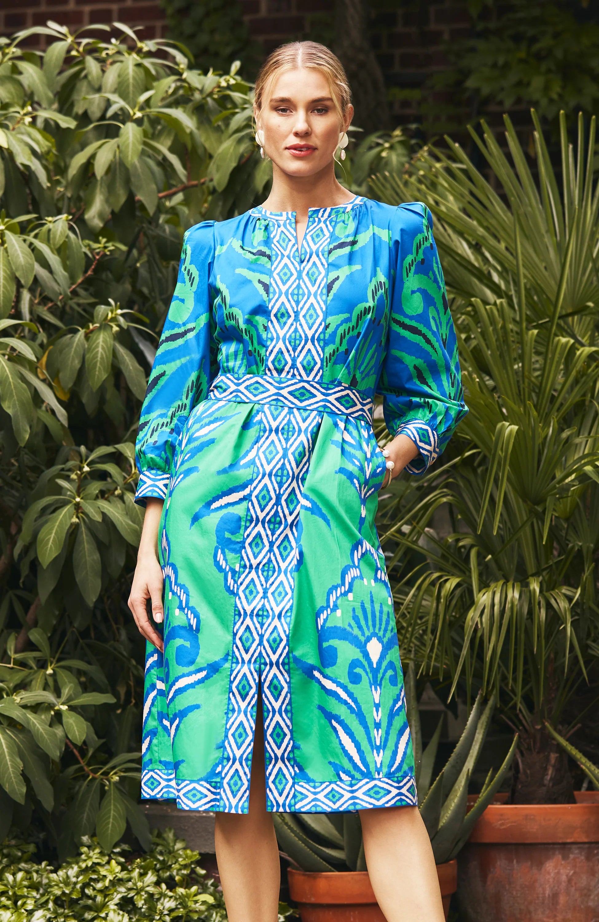 KELSEY COTTON GRAPHIC DRESS Tunics New arrival