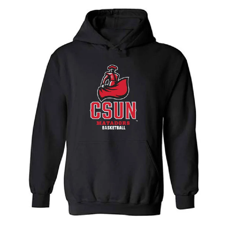 CSUN - NCAA Women's Basketball : Kelly Tumlin - Classic Shersey Hooded Sweatshirt Hoodie with Hem Drawcord Adjustable Customizable