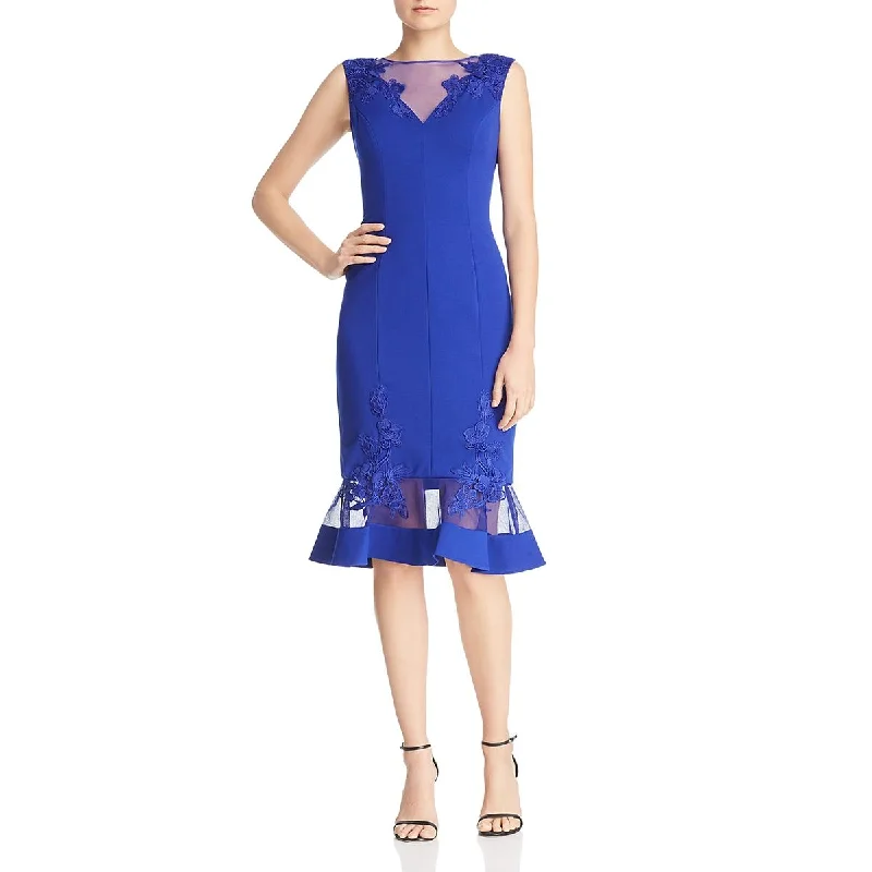 Aidan Mattox Womens Lace Inset Mesh Cocktail And Party Dress Tunics Practical durable Aidan Mattox Womens Lace Inset Mesh Cocktail And Party Dress Tunics Practical durable