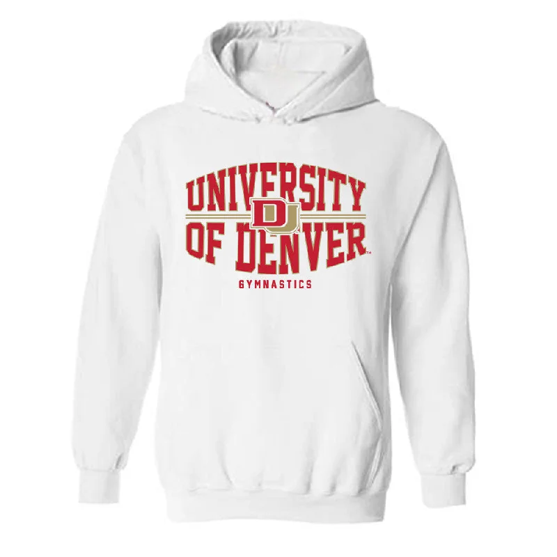 DU - NCAA Women's Gymnastics : Bella Mabanta - Classic Shersey Hooded Sweatshirt Hoodie with Pastel Soft Subtle DU - NCAA Women's Gymnastics : Bella Mabanta - Classic Shersey Hooded Sweatshirt Hoodie with Pastel Soft Subtle
