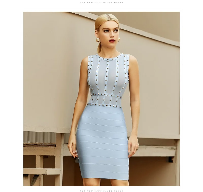 New Summer Tank Sleeveless Women's Bodycon Bandage Dress Sexy Lace Beading Celebrity Club Evening Runway Party Dress Tunics Evening elegant New Summer Tank Sleeveless Women's Bodycon Bandage Dress Sexy Lace Beading Celebrity Club Evening Runway Party Dress Tunics Evening elegant
