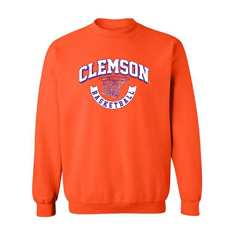Clemson - NCAA Women's Basketball : Raven Thompson - Sports Shersey Crewneck Sweatshirt Hoodie with Hem Elastic Stretchable Comfortable Clemson - NCAA Women's Basketball : Raven Thompson - Sports Shersey Crewneck Sweatshirt Hoodie with Hem Elastic Stretchable Comfortable