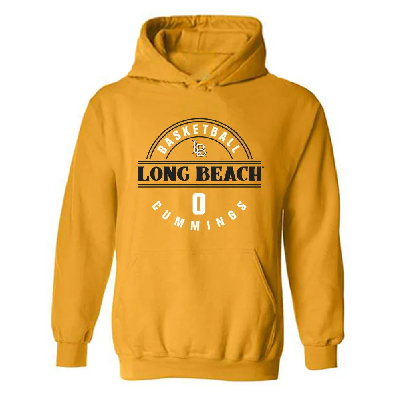 LBSU - NCAA Women's Basketball : Lauren Cummings - Classic Fashion Shersey Hooded Sweatshirt Hoodie with Belted Waist Structured Tailored LBSU - NCAA Women's Basketball : Lauren Cummings - Classic Fashion Shersey Hooded Sweatshirt Hoodie with Belted Waist Structured Tailored
