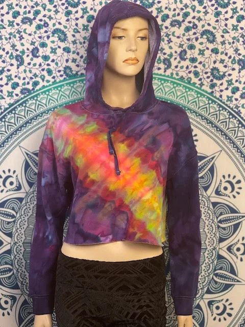 SoulShine Maine Crop Hoodie #6 Hoodie with Emblem Brand Identity