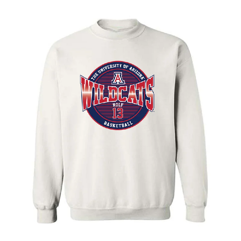 Arizona - NCAA Women's Basketball : Mailien Rolf - Classic Fashion Shersey Crewneck Sweatshirt Hoodie with Pastel Soft Subtle Arizona - NCAA Women's Basketball : Mailien Rolf - Classic Fashion Shersey Crewneck Sweatshirt Hoodie with Pastel Soft Subtle