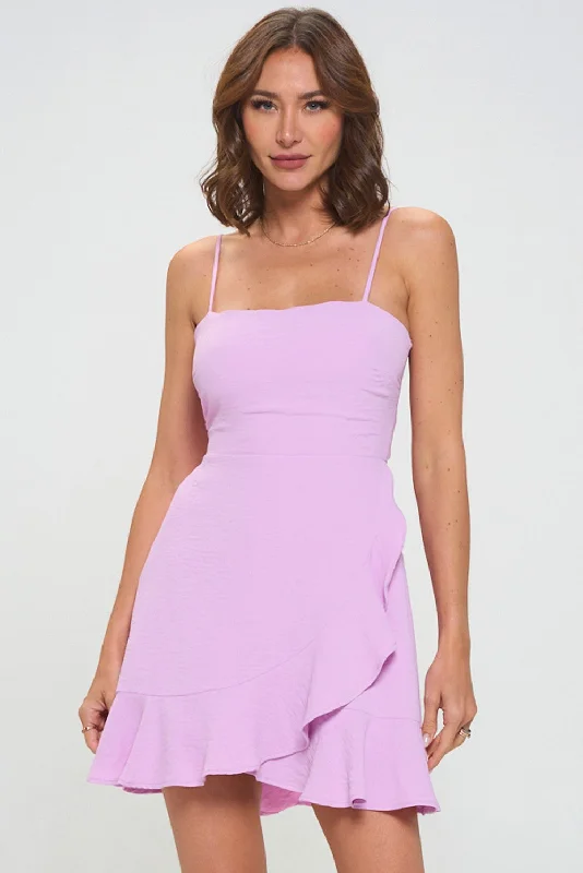 Walking On Sunshine Dress - Lilac Tunics Fashionable chic