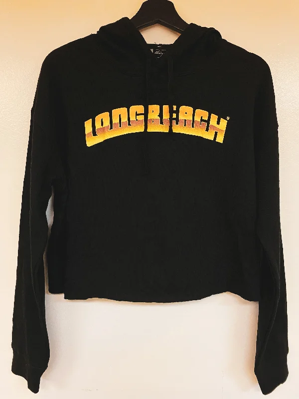 Lowrider Crop Hoodie Hoodie with Pocket Utility Practical