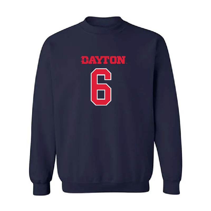 Dayton - NCAA Women's Basketball : Rikki Harris - Classic Shersey Crewneck Sweatshirt Hoodie with Elastic Cuffs Stretchable Comfortable Dayton - NCAA Women's Basketball : Rikki Harris - Classic Shersey Crewneck Sweatshirt Hoodie with Elastic Cuffs Stretchable Comfortable