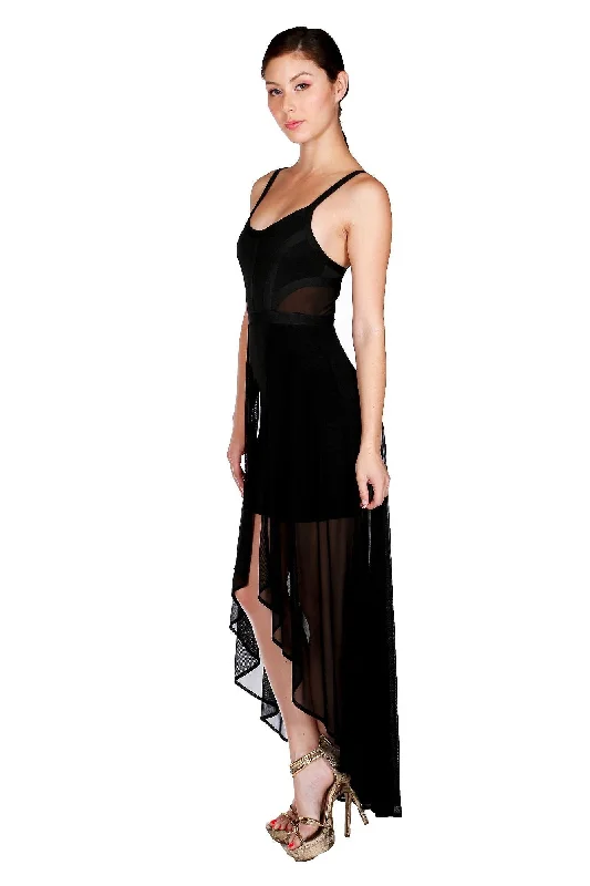 Naughty Grl Evening Bandage Party Dress - Black Tunics Chic elegant