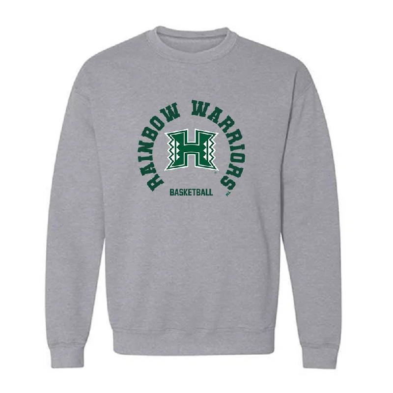 Hawaii - NCAA Women's Basketball : Amelia Uhila - Classic Shersey Crewneck Sweatshirt Hoodie with Drawcord Adjustable Secure Hawaii - NCAA Women's Basketball : Amelia Uhila - Classic Shersey Crewneck Sweatshirt Hoodie with Drawcord Adjustable Secure