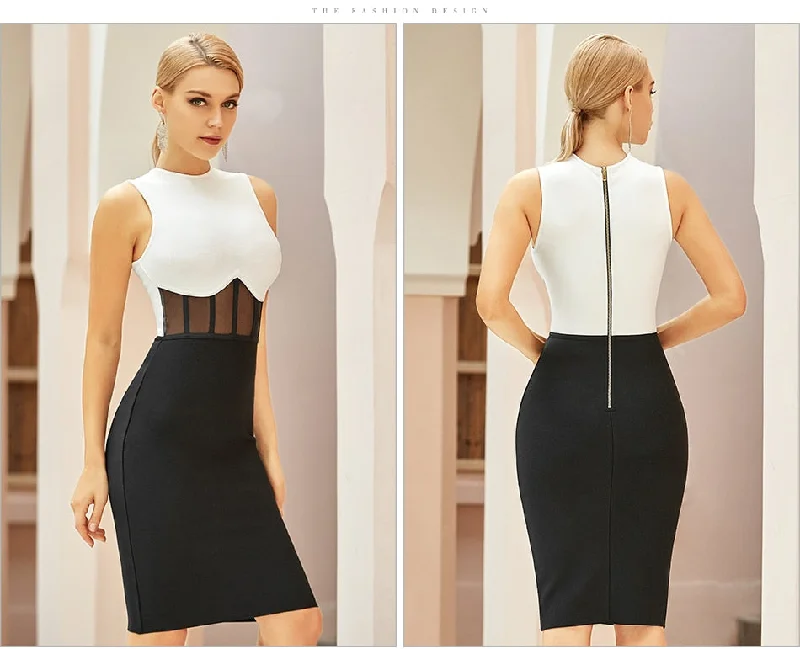 New Summer Tank Bodycon Club Bandage Dress Women Sexy Sleeveless Black Lace Midi Celebrity Evening Runway Party Dress Tunics Prom sequined New Summer Tank Bodycon Club Bandage Dress Women Sexy Sleeveless Black Lace Midi Celebrity Evening Runway Party Dress Tunics Prom sequined