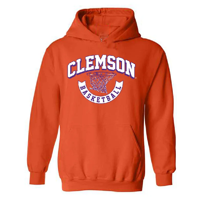 Clemson - NCAA Women's Basketball : Raven Thompson - Sports Shersey Hooded Sweatshirt Hoodie with Front Slit Layering Stylish Clemson - NCAA Women's Basketball : Raven Thompson - Sports Shersey Hooded Sweatshirt Hoodie with Front Slit Layering Stylish
