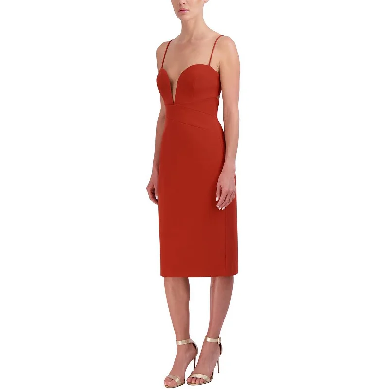 BCBGMAXAZRIA Womens Cut-Out  Cocktail And Party Dress Tunics Fleece cozy