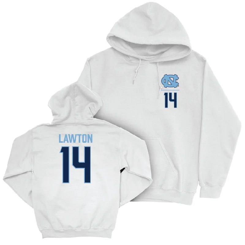 UNC Women's Lacrosse White Logo Hoodie - Olivia Lawton Hoodie with Sequins Glamorous Eye-catching UNC Women's Lacrosse White Logo Hoodie - Olivia Lawton Hoodie with Sequins Glamorous Eye-catching