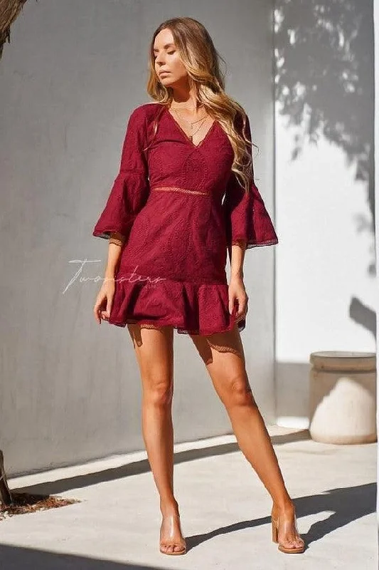 Courtney Dress - Red Tunics New arrival