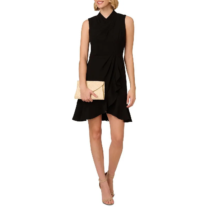 Adrianna Papell Womens Ruffled Cocktail And Party Dress Tunics Business professional Adrianna Papell Womens Ruffled Cocktail And Party Dress Tunics Business professional