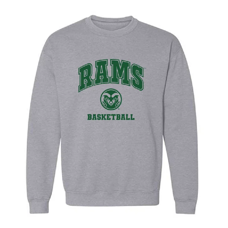 Colorado State - NCAA Women's Basketball : Emma Ronsiek - Crewneck Sweatshirt Hoodie with Rolled Sleeves Casual Relaxed Colorado State - NCAA Women's Basketball : Emma Ronsiek - Crewneck Sweatshirt Hoodie with Rolled Sleeves Casual Relaxed