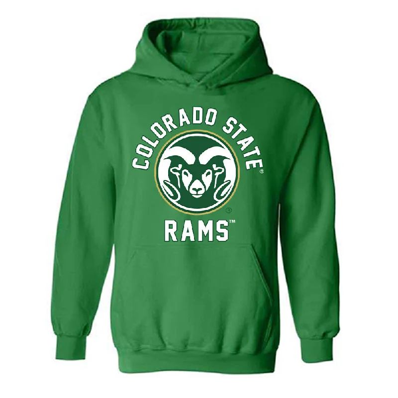 Colorado State - NCAA Women's Basketball : Emma Ronsiek - Generic Shersey Hooded Sweatshirt Hoodie with High Neck Warm Protective Colorado State - NCAA Women's Basketball : Emma Ronsiek - Generic Shersey Hooded Sweatshirt Hoodie with High Neck Warm Protective