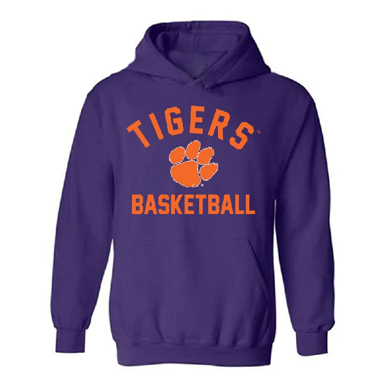 Clemson - NCAA Women's Basketball : Raven Thompson - Classic Shersey Hooded Sweatshirt Hoodie with Hem Fringe Bohemian Relaxed Clemson - NCAA Women's Basketball : Raven Thompson - Classic Shersey Hooded Sweatshirt Hoodie with Hem Fringe Bohemian Relaxed