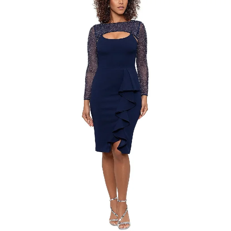 B&A by Betsy and Adam Womens Embellished Knee-Length Cocktail and Party Dress Tunics Designer luxury B&A by Betsy and Adam Womens Embellished Knee-Length Cocktail and Party Dress Tunics Designer luxury