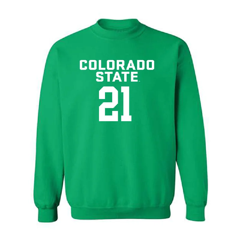 Colorado State - NCAA Women's Basketball : Emma Ronsiek - Crewneck Sweatshirt Hoodie with Turtle Neck Cozy Winter Colorado State - NCAA Women's Basketball : Emma Ronsiek - Crewneck Sweatshirt Hoodie with Turtle Neck Cozy Winter