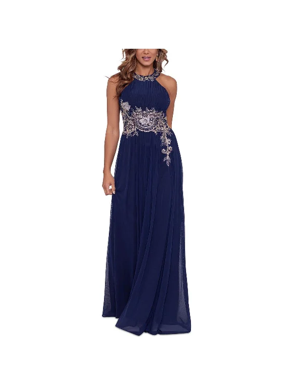 Womens Embellished Pleated Evening Dress Tunics Chinos classic