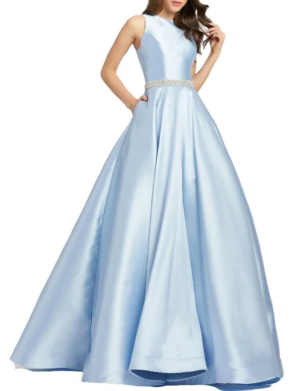 Womens High Neck Beaded Waist Evening Dress Tunics Sale discount
