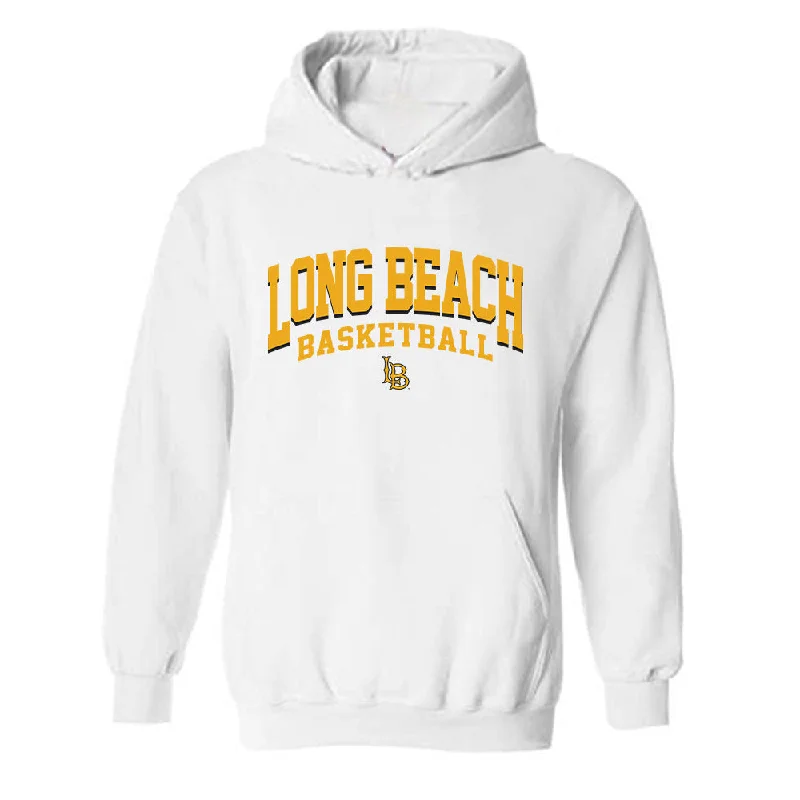 LBSU - NCAA Women's Basketball : Lauren Cummings - Classic Shersey Hooded Sweatshirt Hoodie with Crew Neck Simple Timeless LBSU - NCAA Women's Basketball : Lauren Cummings - Classic Shersey Hooded Sweatshirt Hoodie with Crew Neck Simple Timeless
