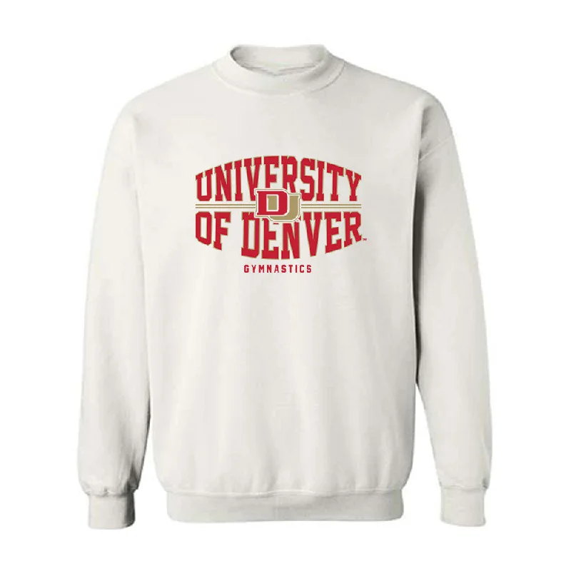 DU - NCAA Women's Gymnastics : Sophia Hampp - Classic Shersey Crewneck Sweatshirt Hoodie with Metallic Shiny Futuristic DU - NCAA Women's Gymnastics : Sophia Hampp - Classic Shersey Crewneck Sweatshirt Hoodie with Metallic Shiny Futuristic