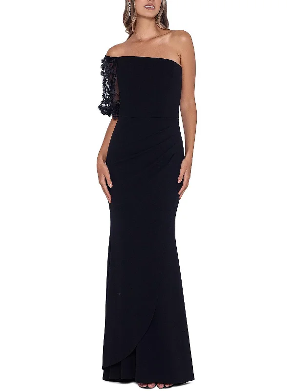 Womens Pleated Long Evening Dress Tunics Short Trendy