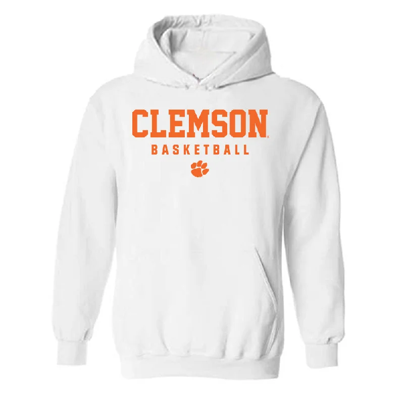 Clemson - NCAA Women's Basketball : Raven Thompson - Classic Shersey Hooded Sweatshirt Hoodie with Half-Zip Sporty Casual Clemson - NCAA Women's Basketball : Raven Thompson - Classic Shersey Hooded Sweatshirt Hoodie with Half-Zip Sporty Casual