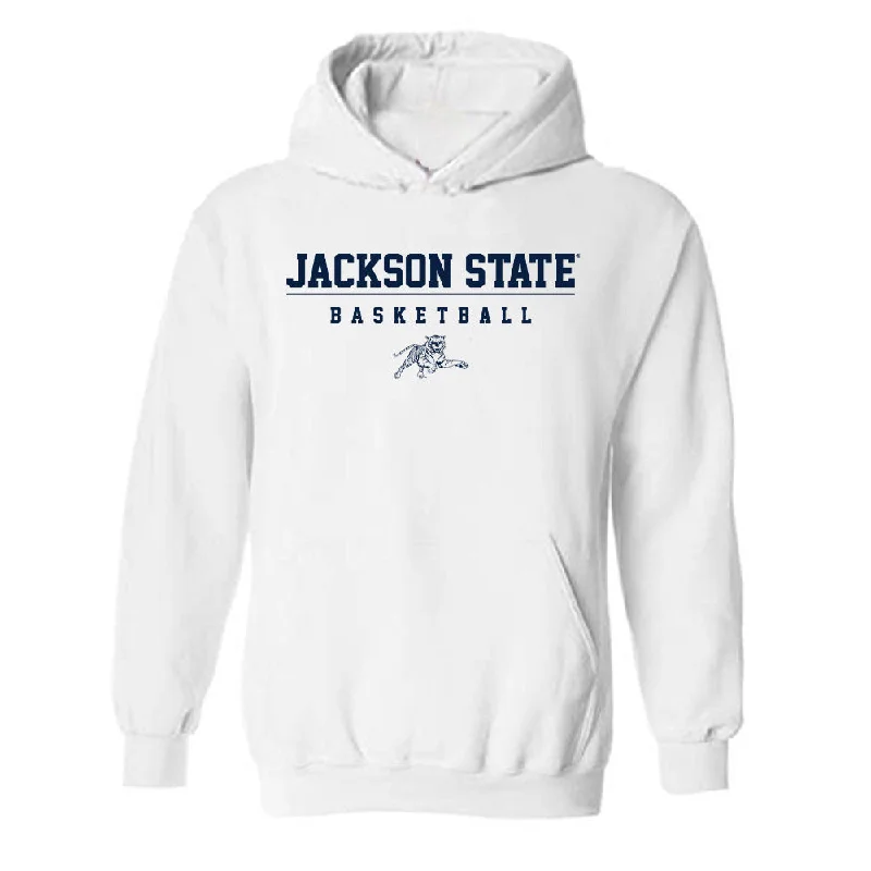 Jackson State - NCAA Women's Basketball : Zaria Glover - Classic Shersey Hooded Sweatshirt Hoodie with Applique Textured Unique Jackson State - NCAA Women's Basketball : Zaria Glover - Classic Shersey Hooded Sweatshirt Hoodie with Applique Textured Unique