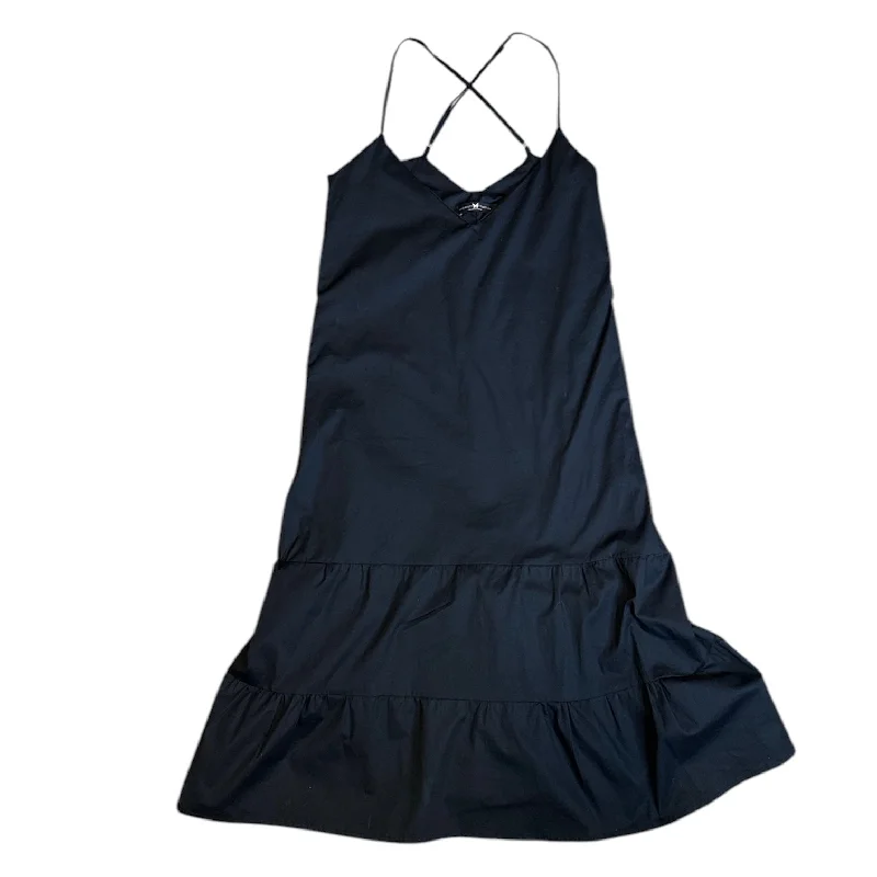 Long Ruffle Dress (Black) Tunics Silk luxurious