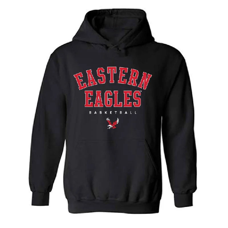 Eastern Washington - NCAA Women's Basketball : Jaecy Eggers - Classic Shersey Hooded Sweatshirt Hoodie with Hem Raw Edge Edgy Unfinished Eastern Washington - NCAA Women's Basketball : Jaecy Eggers - Classic Shersey Hooded Sweatshirt Hoodie with Hem Raw Edge Edgy Unfinished