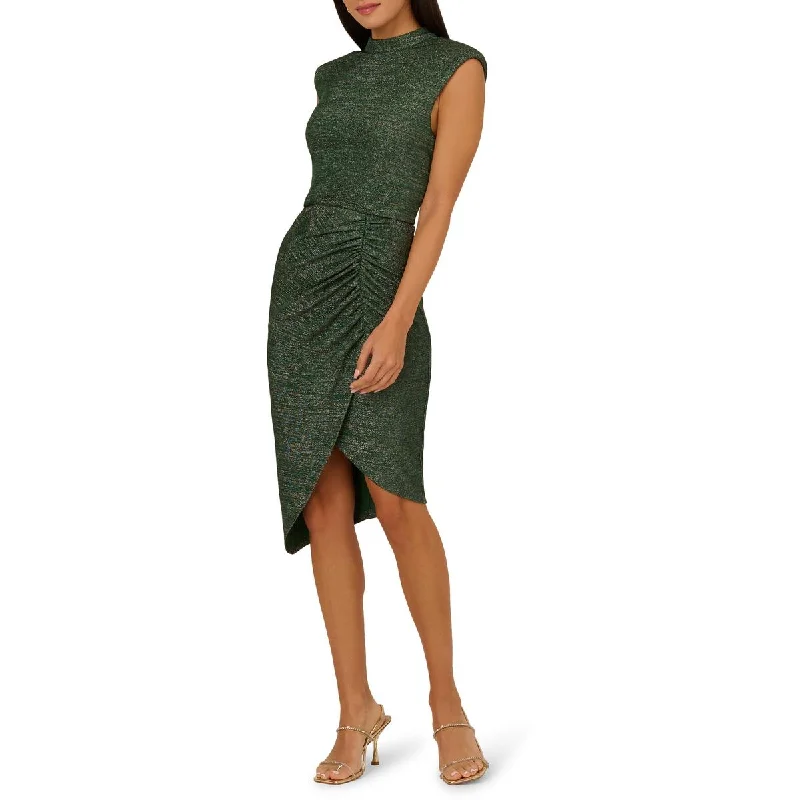 Adrianna Papell Womens Metallic Mock Neck Cocktail And Party Dress Tunics Plaid country Adrianna Papell Womens Metallic Mock Neck Cocktail And Party Dress Tunics Plaid country