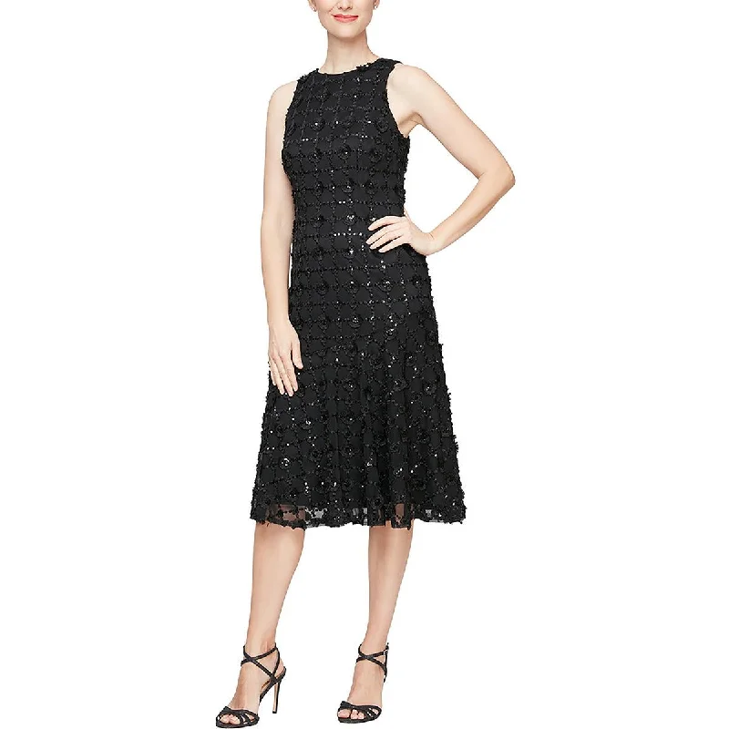 Alex Evenings Womens Embroidered Mesh Cocktail And Party Dress Tunics Stylish modern Alex Evenings Womens Embroidered Mesh Cocktail And Party Dress Tunics Stylish modern