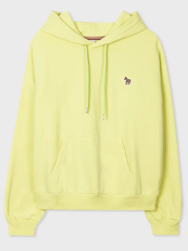 Paul Smith Zebra Motif Washed Lime Hoodie W2R-351V-M20616.10 Hoodie with Stripes Bold Sporty Paul Smith Zebra Motif Washed Lime Hoodie W2R-351V-M20616.10 Hoodie with Stripes Bold Sporty