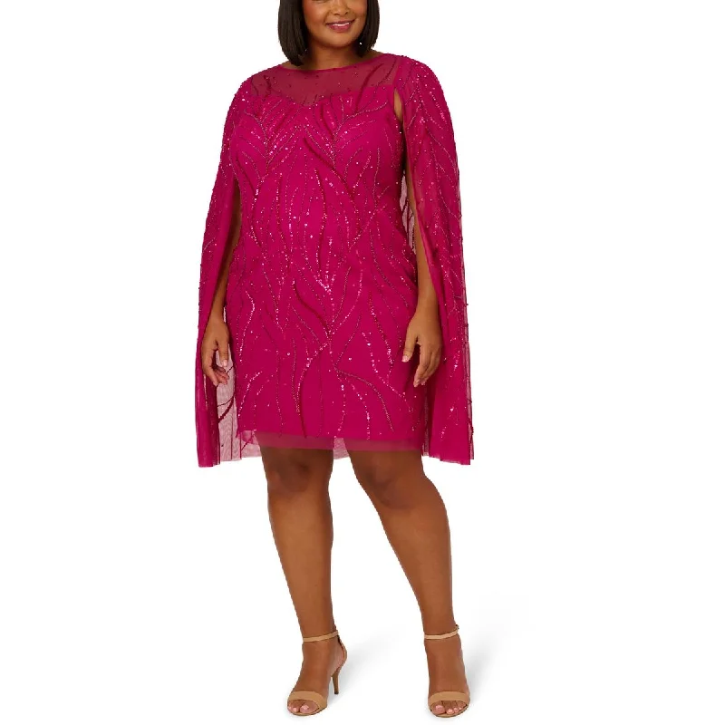 Adrianna Papell Womens Beaded Sequin Cocktail And Party Dress Tunics Timeless classic Adrianna Papell Womens Beaded Sequin Cocktail And Party Dress Tunics Timeless classic