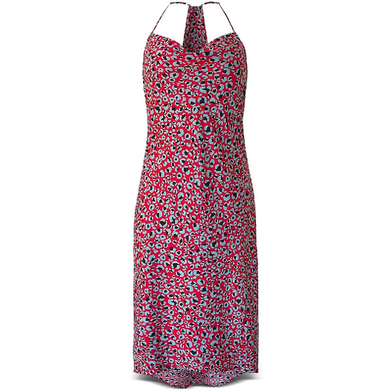 BCBGeneration Womens Chiffon Printed Cocktail And Party Dress Tunics Print Colorful