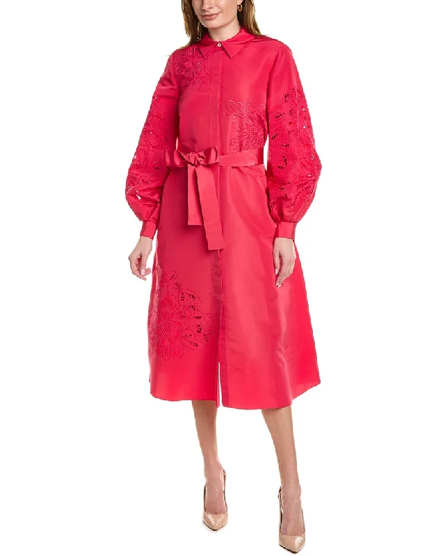 Carolina Herrera Silk Trench Dress Tunics Designer luxury