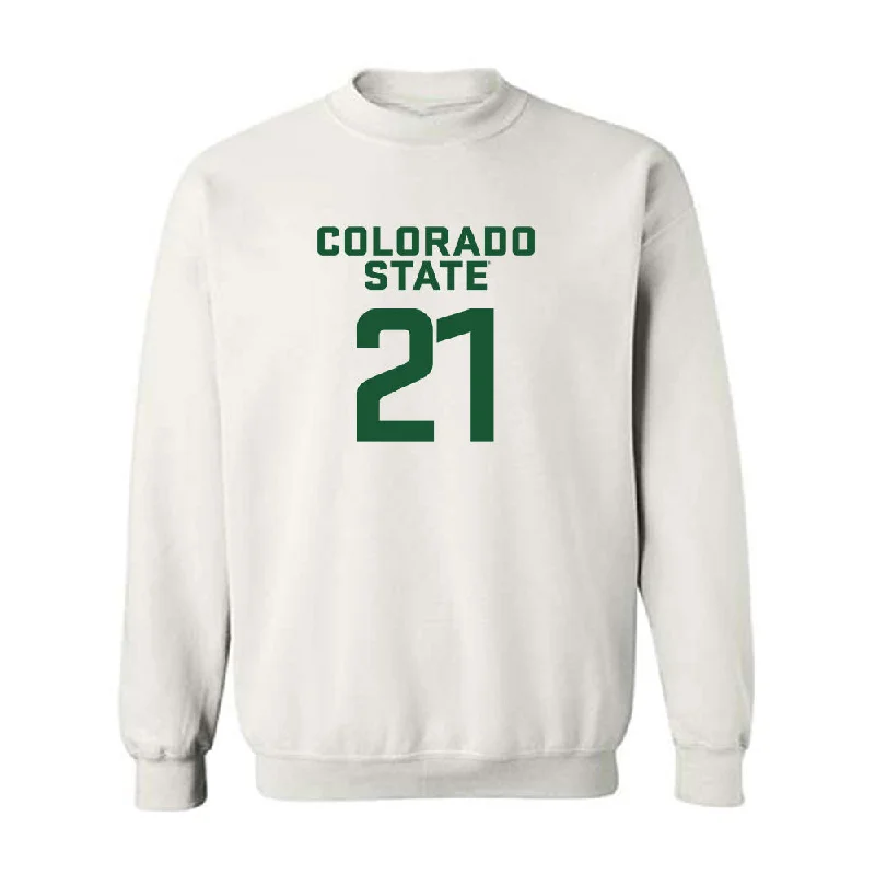 Colorado State - NCAA Women's Basketball : Emma Ronsiek - Crewneck Sweatshirt Hoodie with V-Neck Classic Versatile Colorado State - NCAA Women's Basketball : Emma Ronsiek - Crewneck Sweatshirt Hoodie with V-Neck Classic Versatile