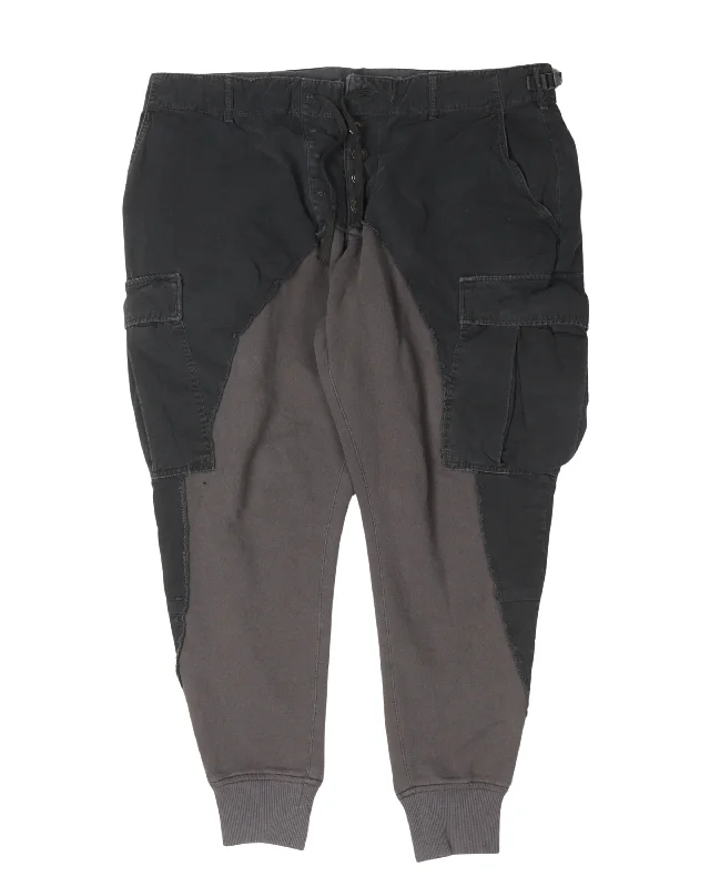 Fleece Slim Lounge Pants Comfy Zip-Up Pants