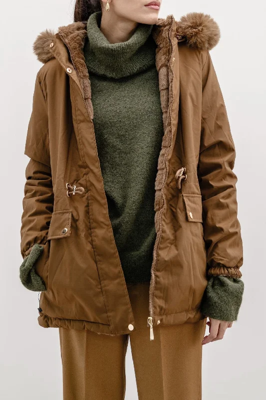 ARCTIC PUFFER JACKET Front Pockets Side Pockets Patch Pockets