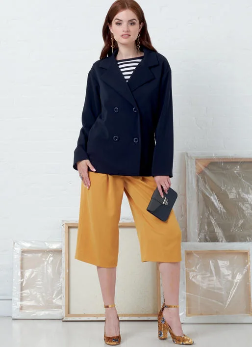 McCalls Jackets and Trousers M7876 Mesh Jacket Canvas Jacket Denim Jacket