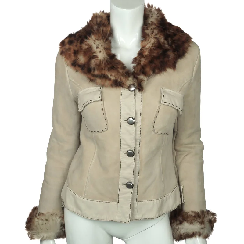 Vintage 70s Shearling Jacket Schianto Italy Ladies Size S M Rayon Jacket Velvet Jacket Corduroy Jacket