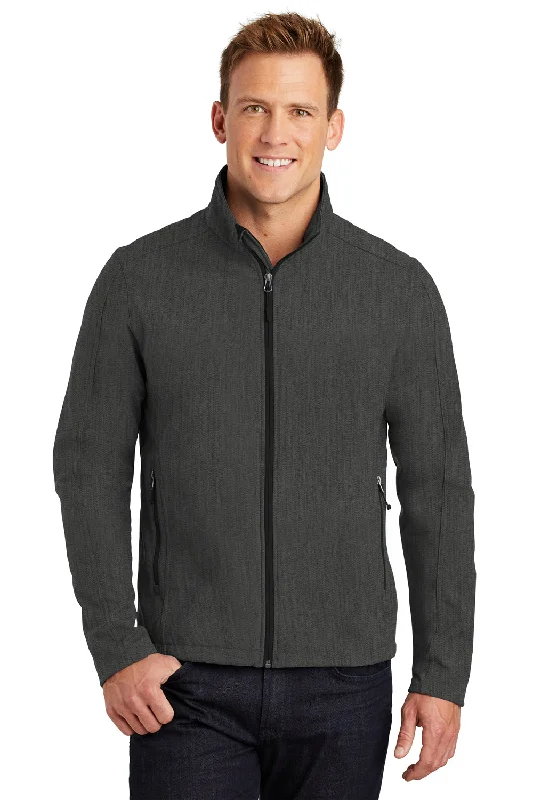 Port Authority Mens Core Wind & Water Resistant Full Zip Jacket - Heather Charcoal Black Fitted Jacket Loose Jacket Oversized Jacket Port Authority Mens Core Wind & Water Resistant Full Zip Jacket - Heather Charcoal Black Fitted Jacket Loose Jacket Oversized Jacket
